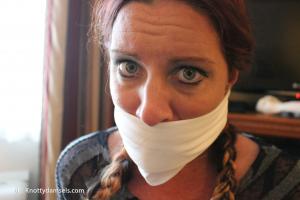 www.knottydamsels.com - Fayth On Fire OTM Gagged thumbnail